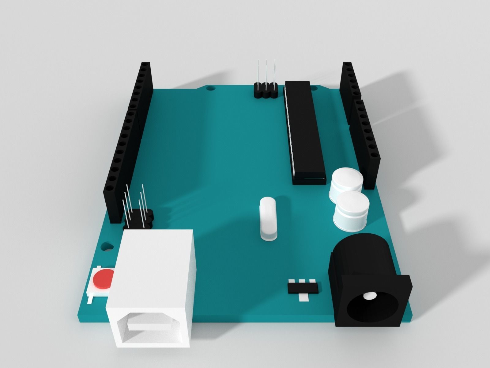 Arduino pack Low-poly 3D model_4