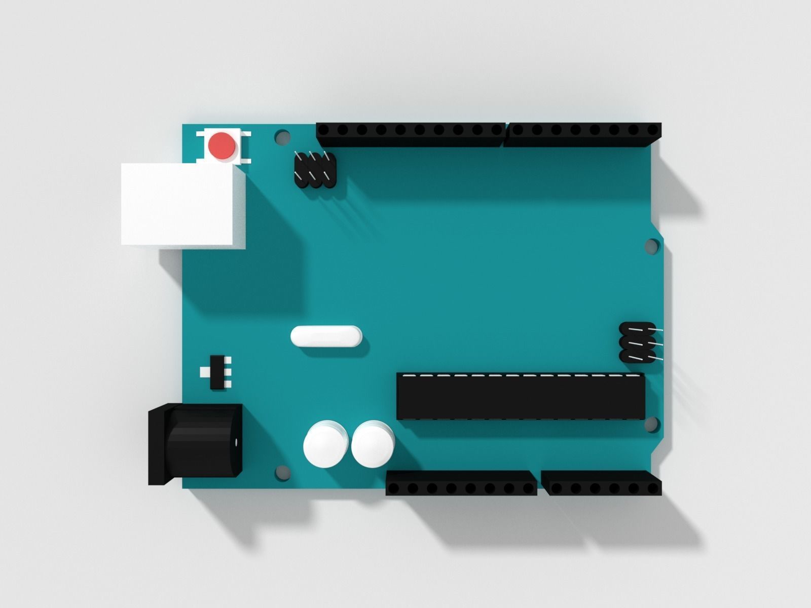 Arduino pack Low-poly 3D model_6