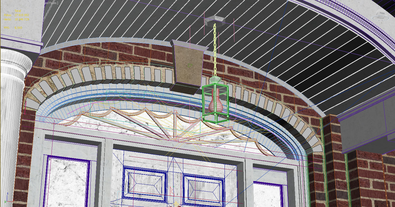 Home Alone Cinema Scene Old House Decoration McCallister 3D model_13