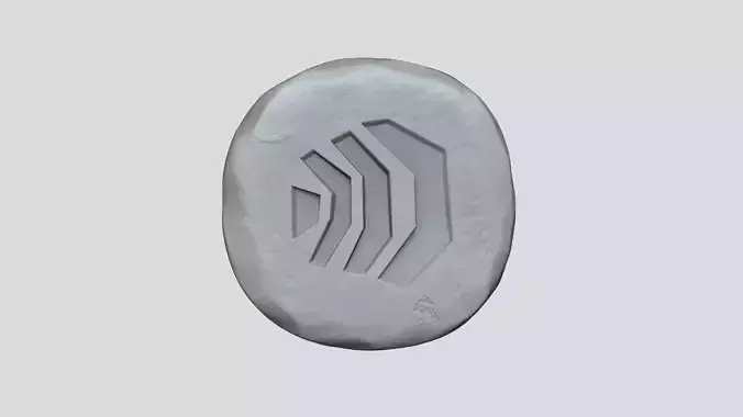 Air Rune - Runescape - STL Keychain 3D print model