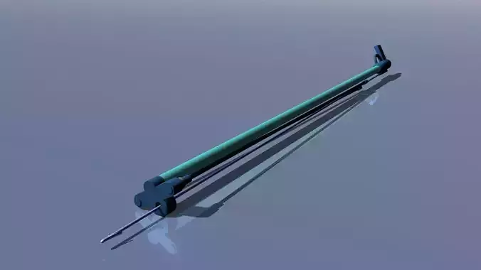 Speargun metal rod 3D model