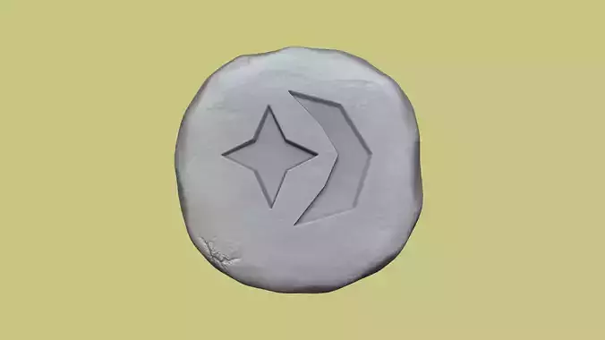 Cosmic Rune - Runescape - STL Keychain 3D print model