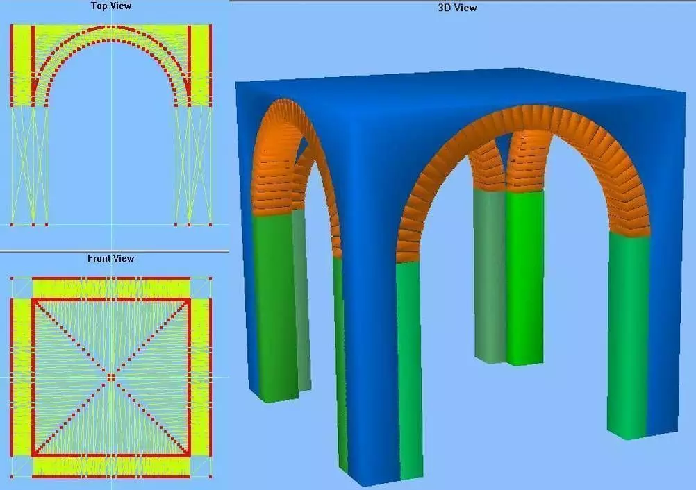 Groin Vault 10x10x10 Free 3D model_0