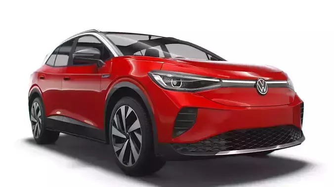 Volkswagen ID4 1st 2021 3D model