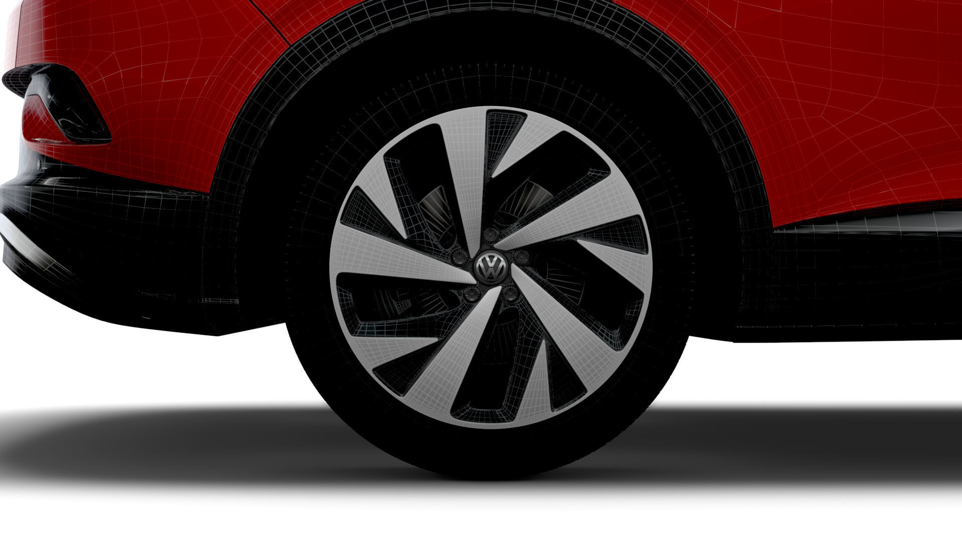 Volkswagen ID4 1st 2021 3D model_21