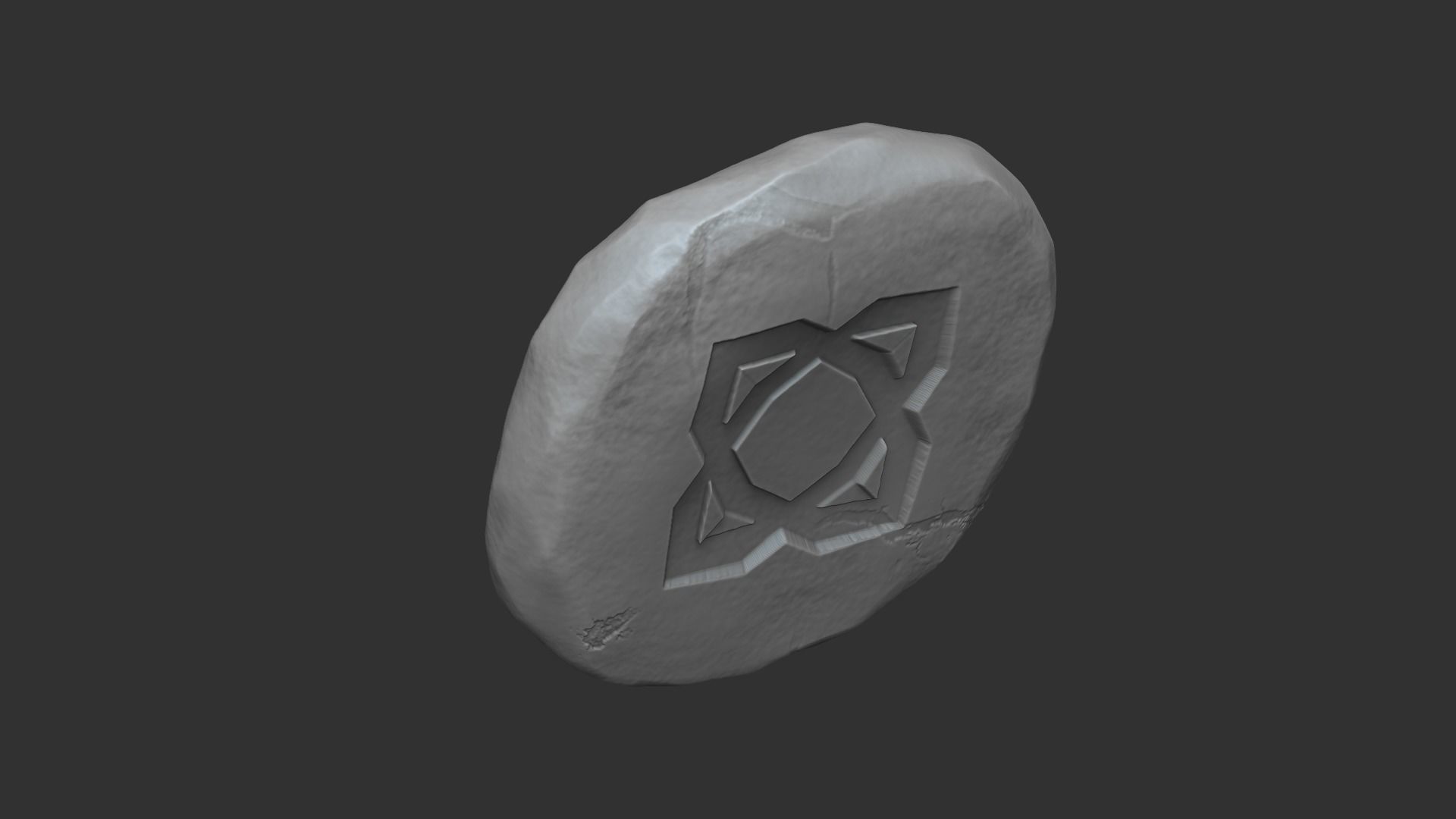 Elemental Runes - Runescape - STL Keychain 3D print model_4