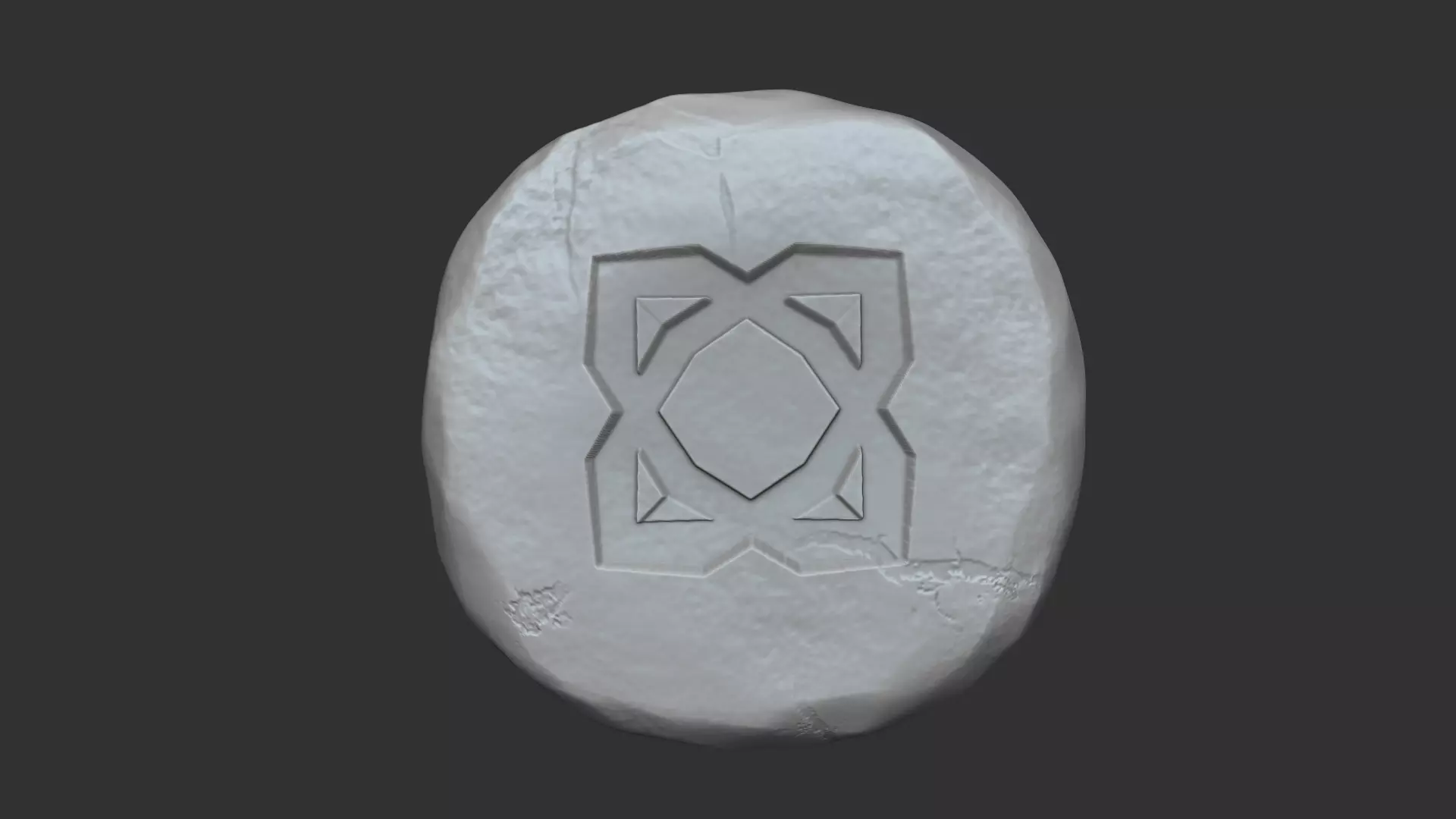 Elemental Runes - Runescape - STL Keychain 3D print model_0