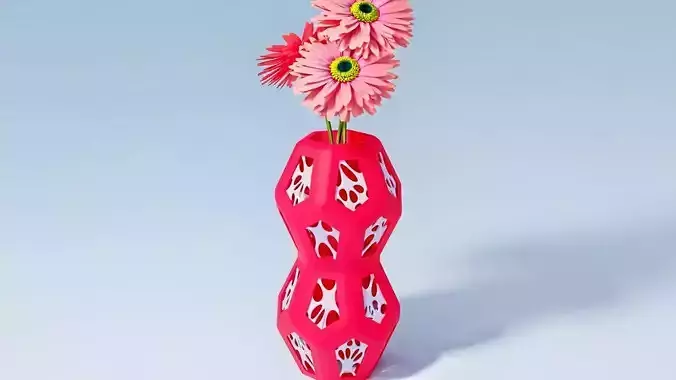Hexa-Penta Flower Vase 3D print model