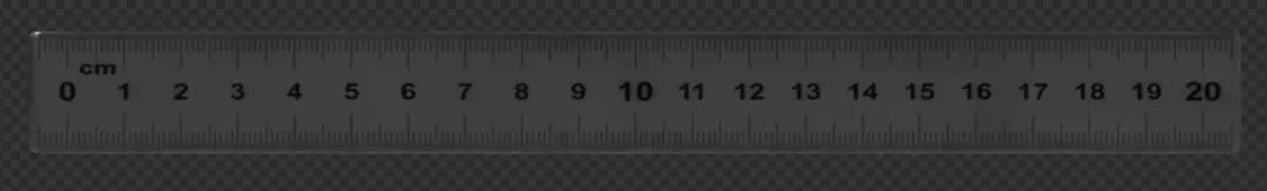 Meter Rule or Scale Free low-poly 3D model