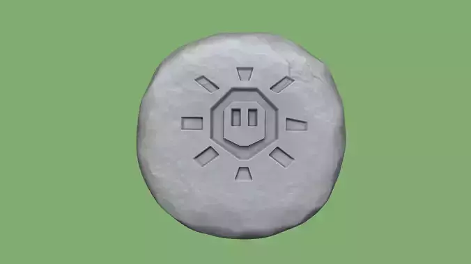 Mind Rune - Runescape - STL Keychain 3D print model