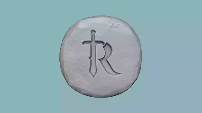 Runescape Rune - Symbol - STL Keychain 3D print model