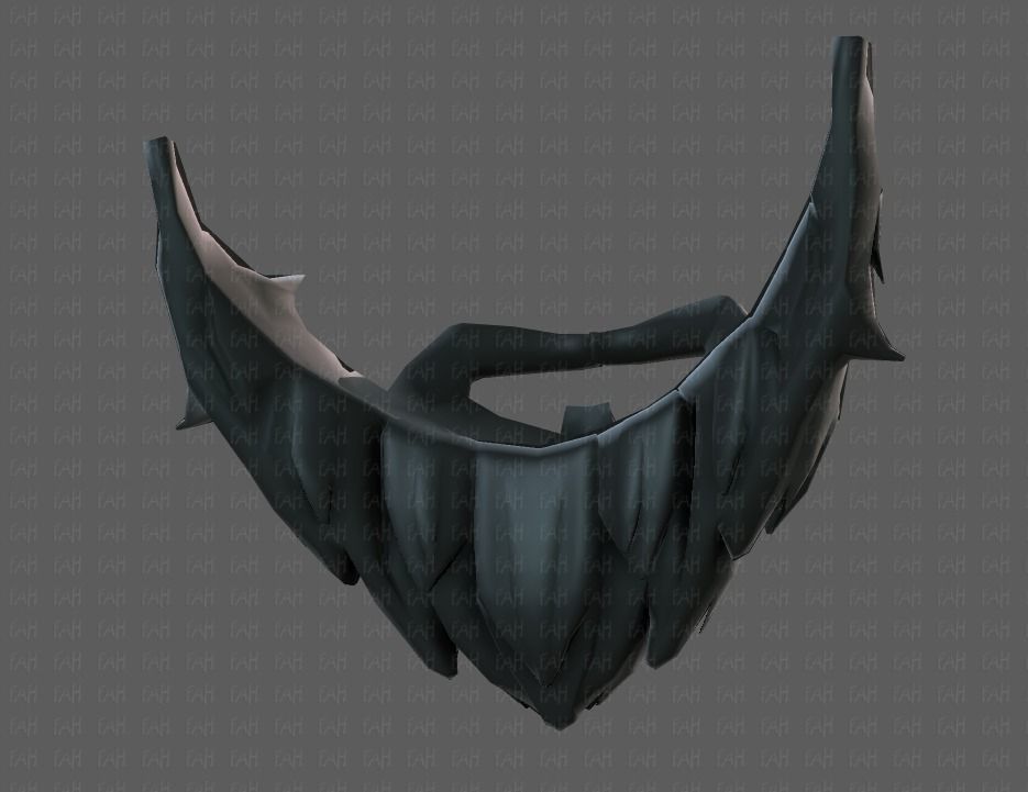 Beard V01 Low-poly 3D model_43