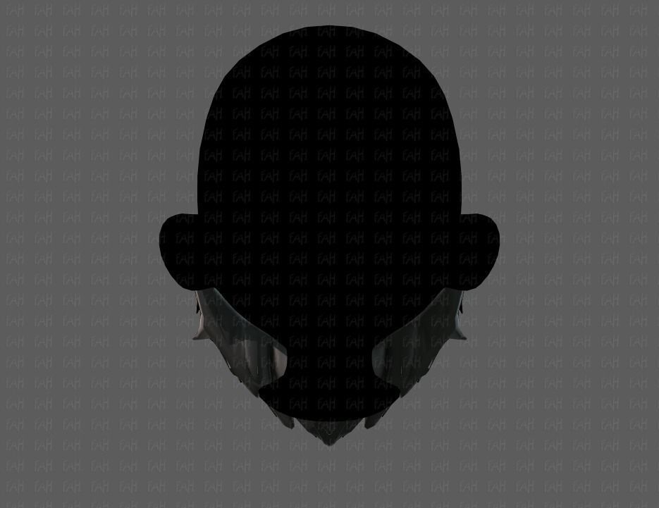 Beard V01 Low-poly 3D model_21