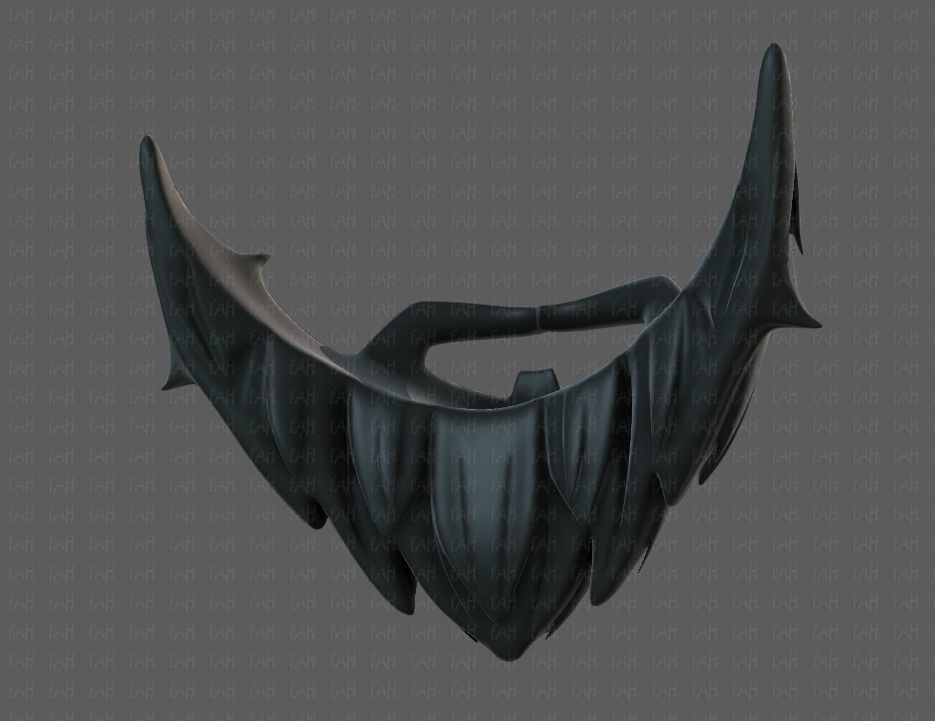 Beard V01 Low-poly 3D model_41