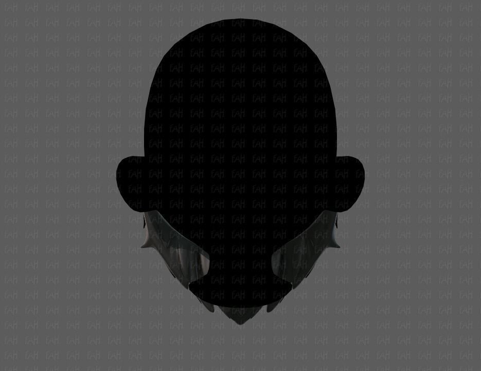 Beard V01 Low-poly 3D model_5