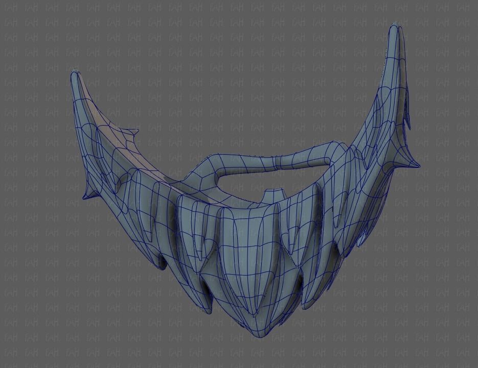 Beard V01 Low-poly 3D model_42