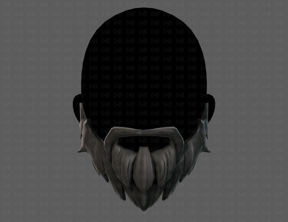 Beard V01 Low-poly 3D model_17