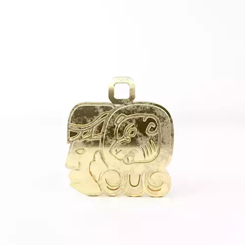 Mayan pendant glyph A