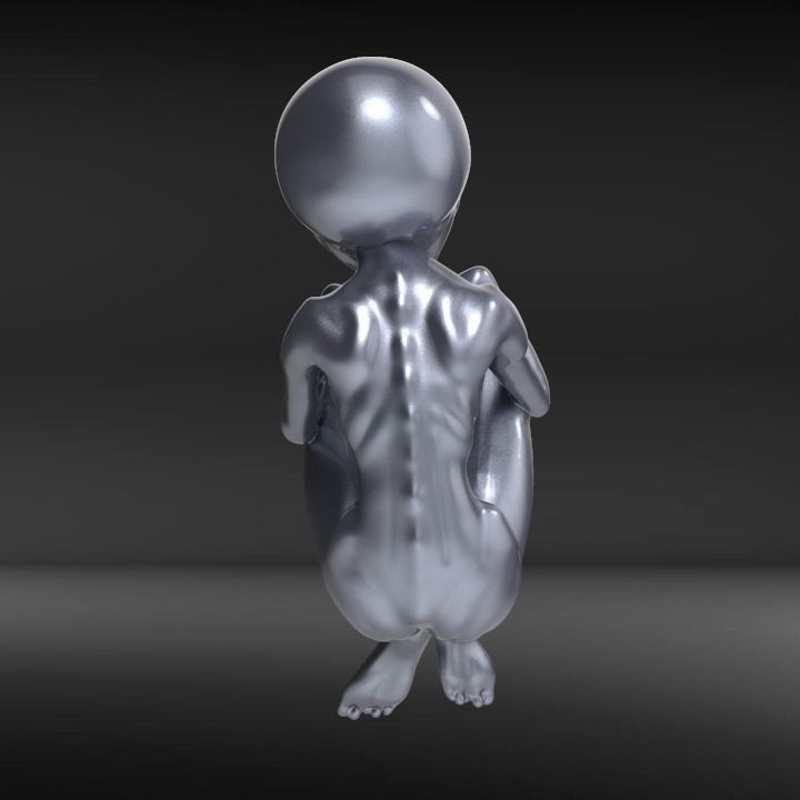 Alien in a Jar 3D print model_6