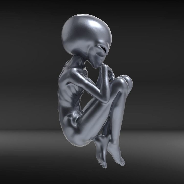 Alien in a Jar 3D print model_5