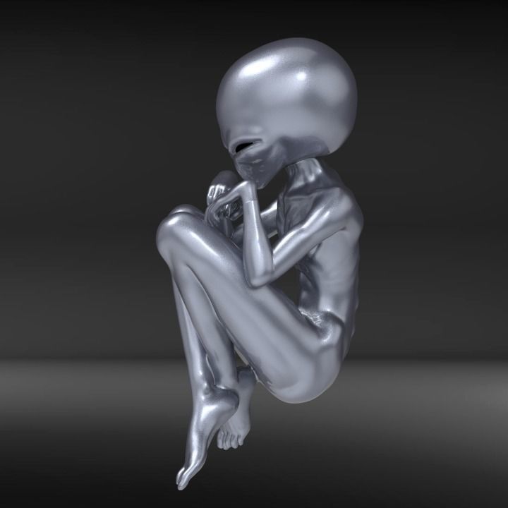 Alien in a Jar 3D print model_7