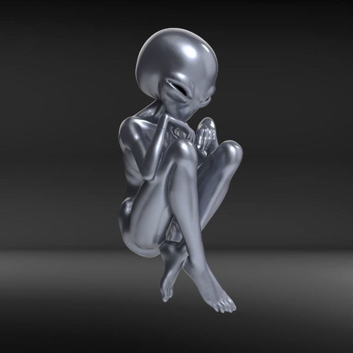 Alien in a Jar 3D print model_4