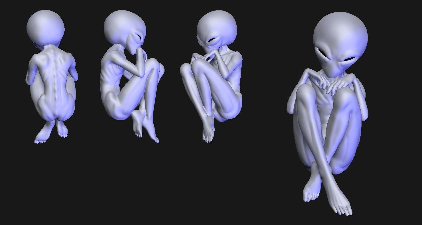 Alien in a Jar 3D print model_8