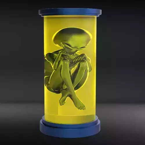 Alien in a Jar 3D print model