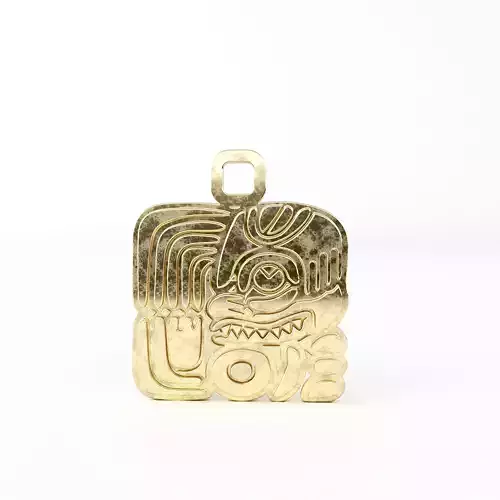Mayan pendant glyph H