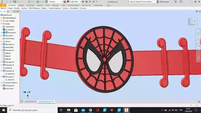 spiderman earsaver mask stap