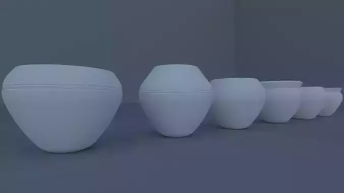 flower pots - flowes pot 3D print model