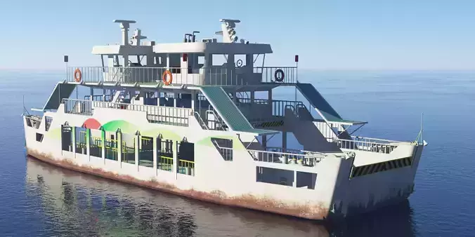 Remote island Car Ferry