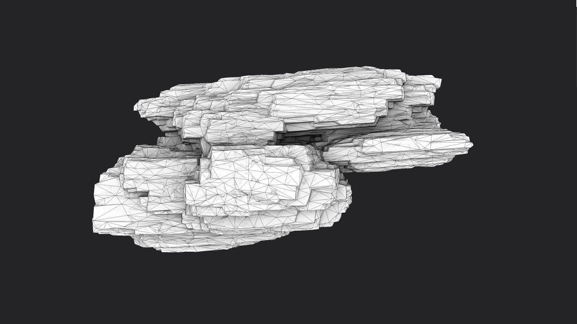 Rock 8-1 Low-poly 3D model_7