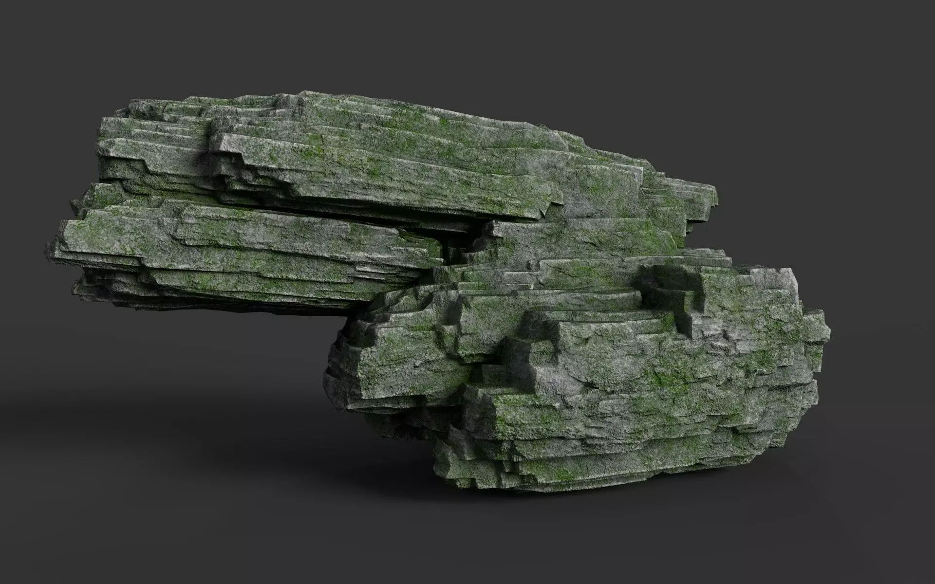 Rock 8-1 Low-poly 3D model_0