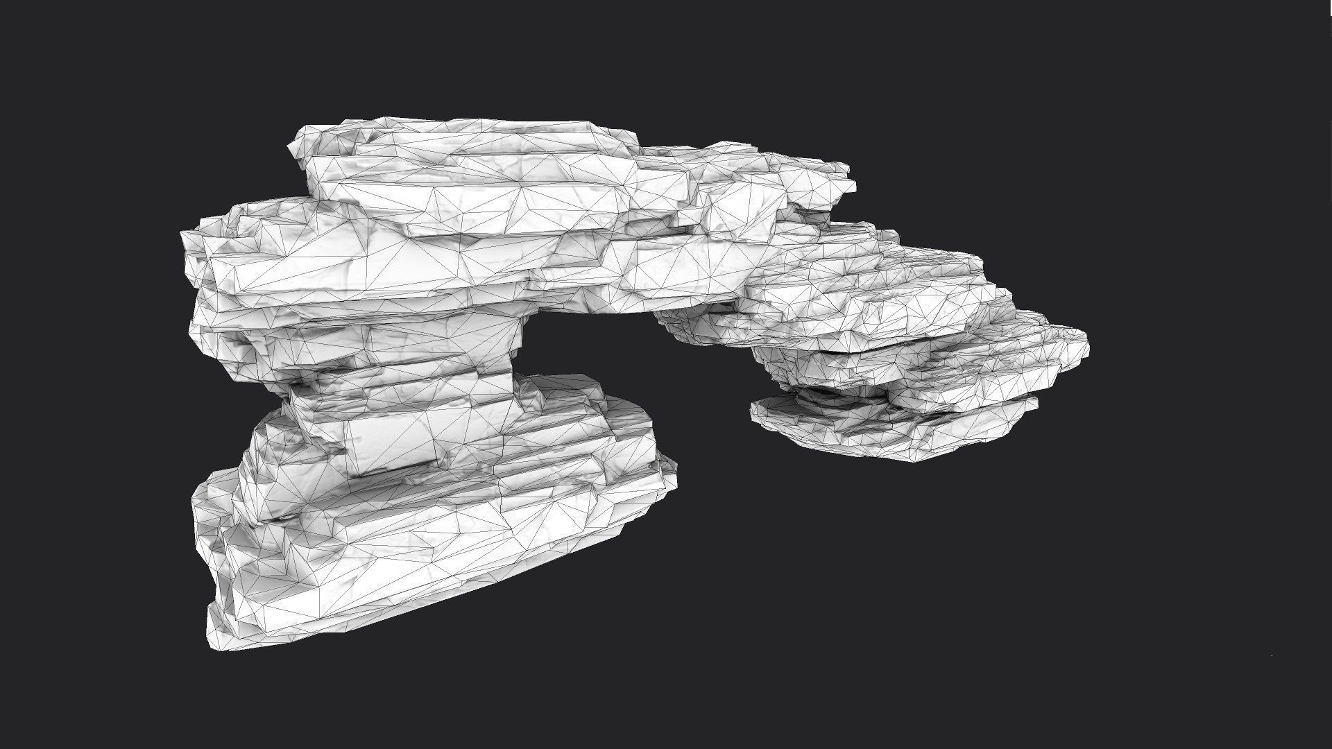 Rock 8-2 Low-poly 3D model_9