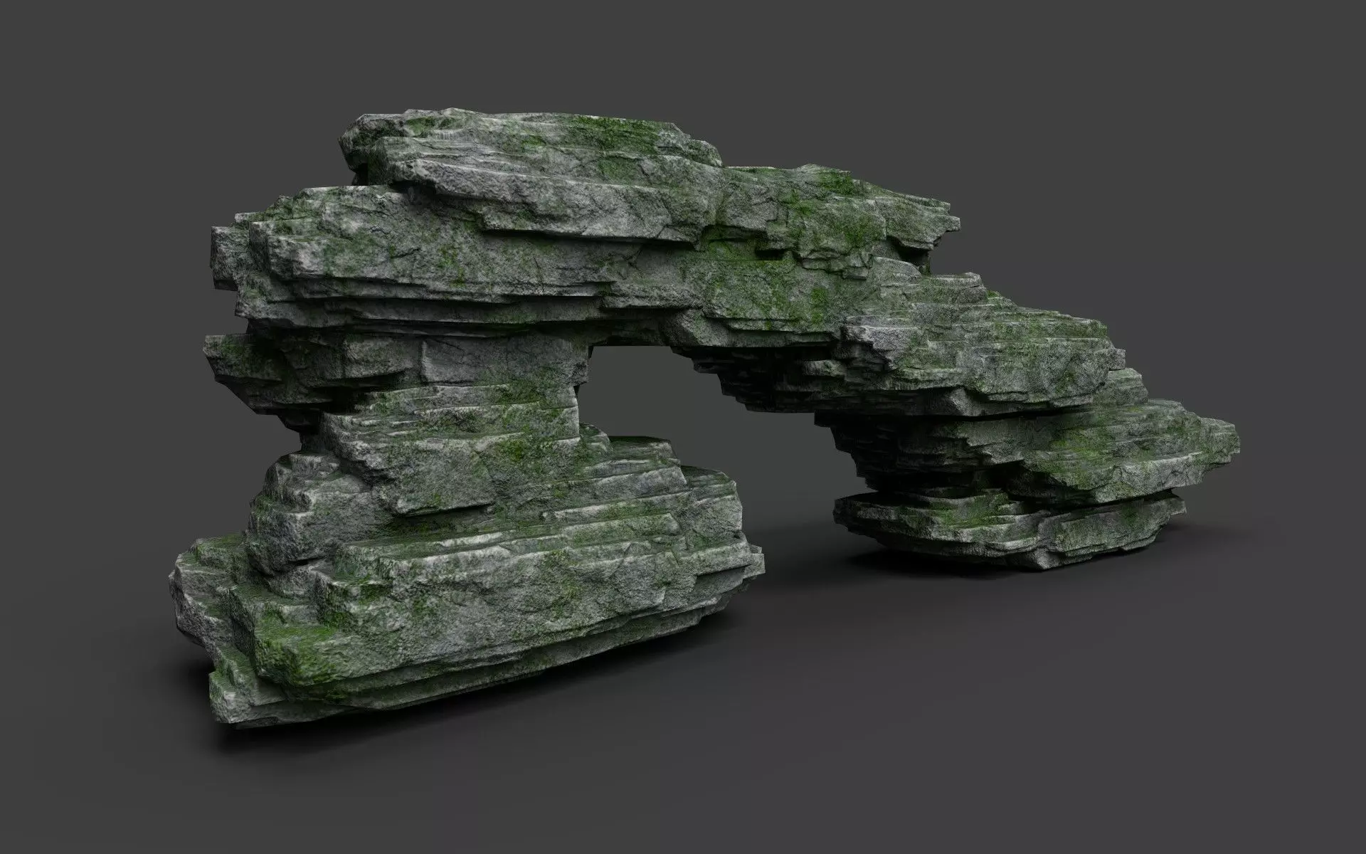 Rock 8-2 Low-poly 3D model_0