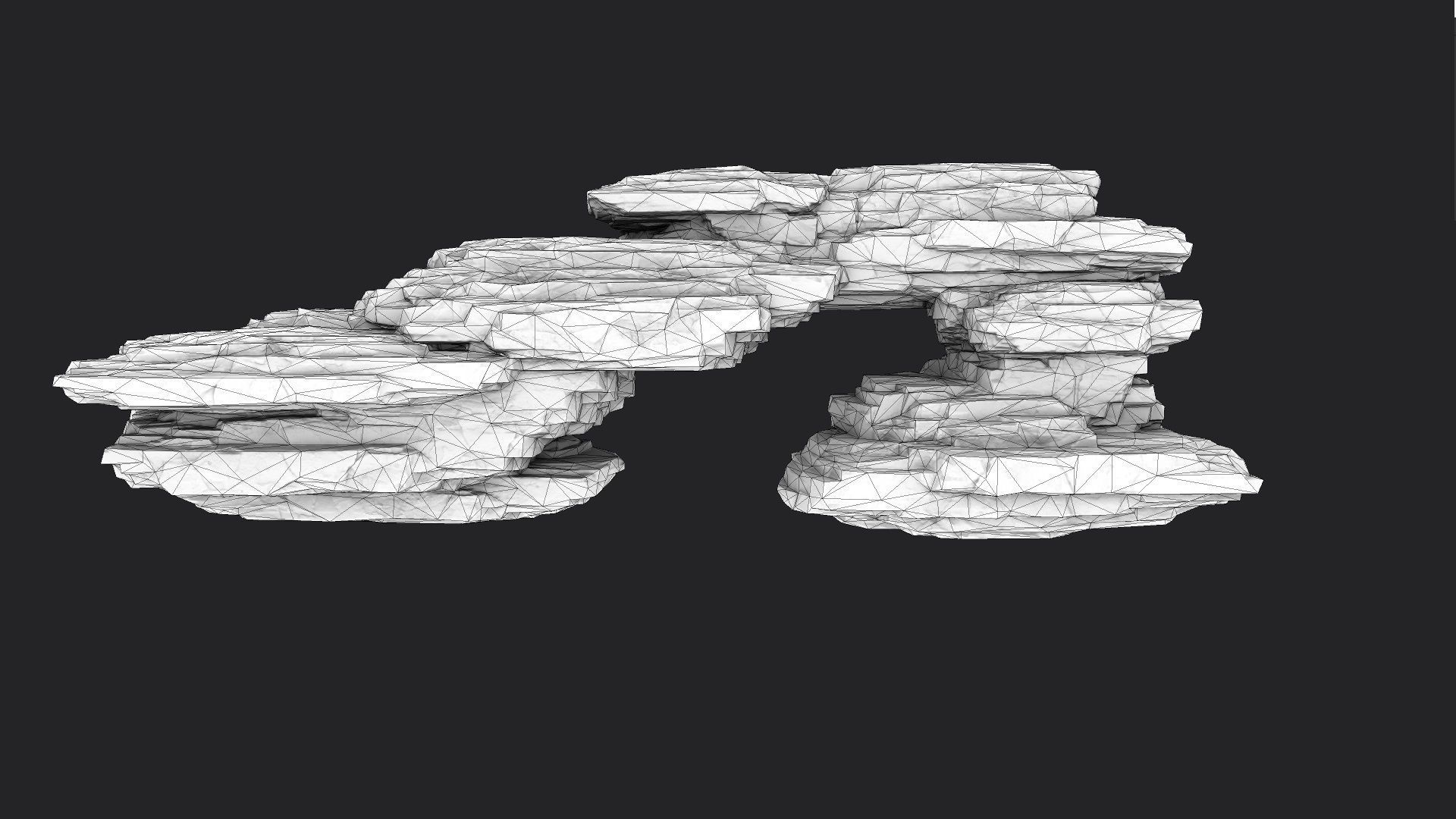 Rock 8-2 Low-poly 3D model_5