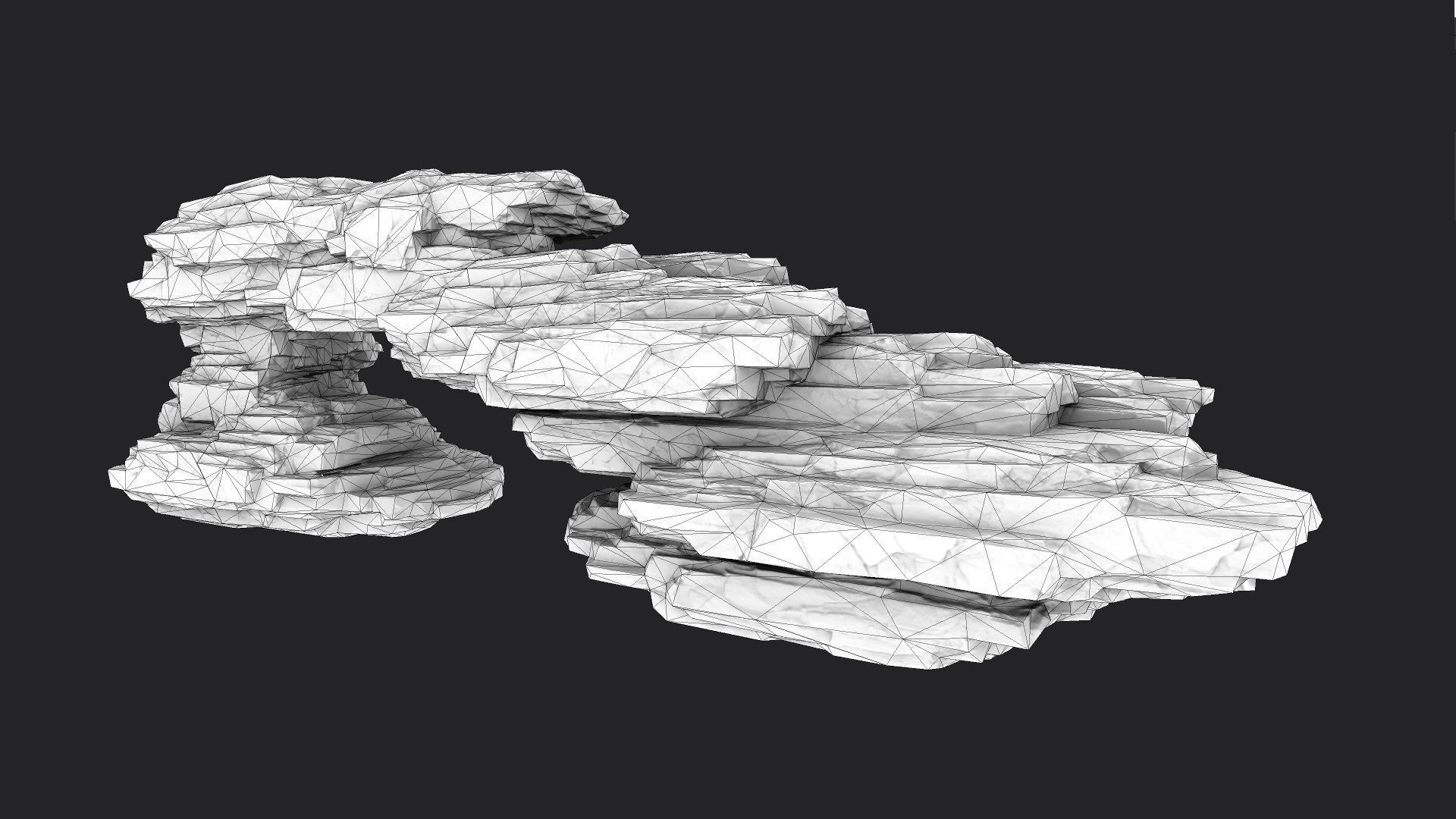 Rock 8-2 Low-poly 3D model_7