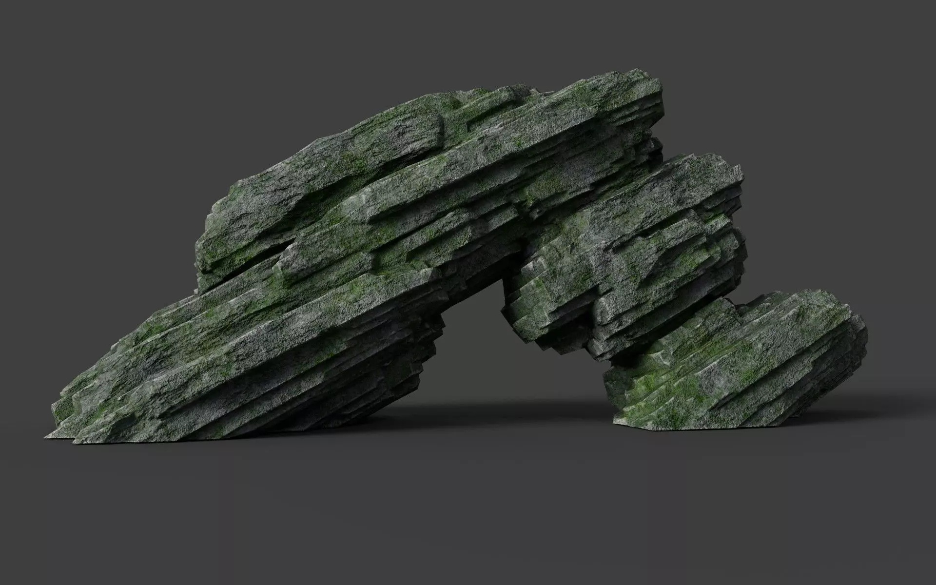 Rock 8-3 Low-poly 3D model_0