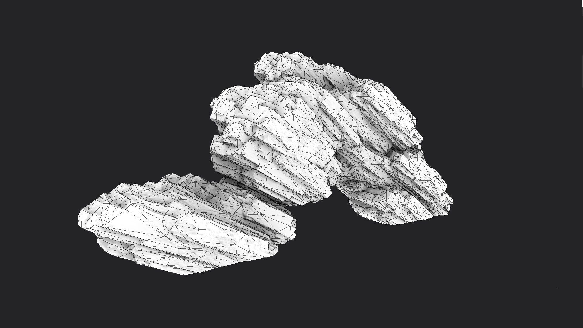 Rock 8-3 Low-poly 3D model_6