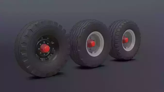Wheel for tractor trailer PTS