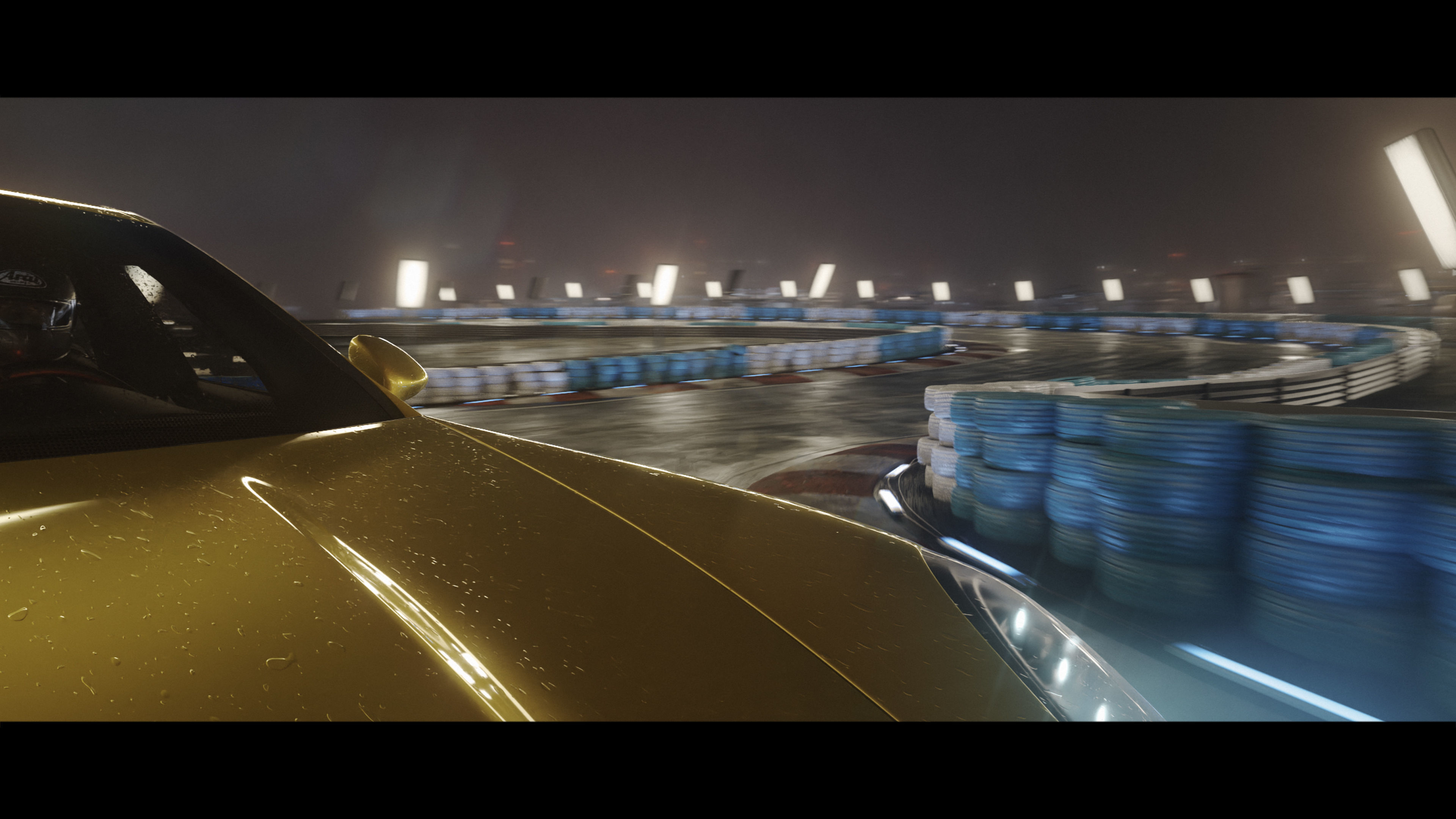 Night Drifting Car Track Vehicle Ride Drift Race Light 3D model_6