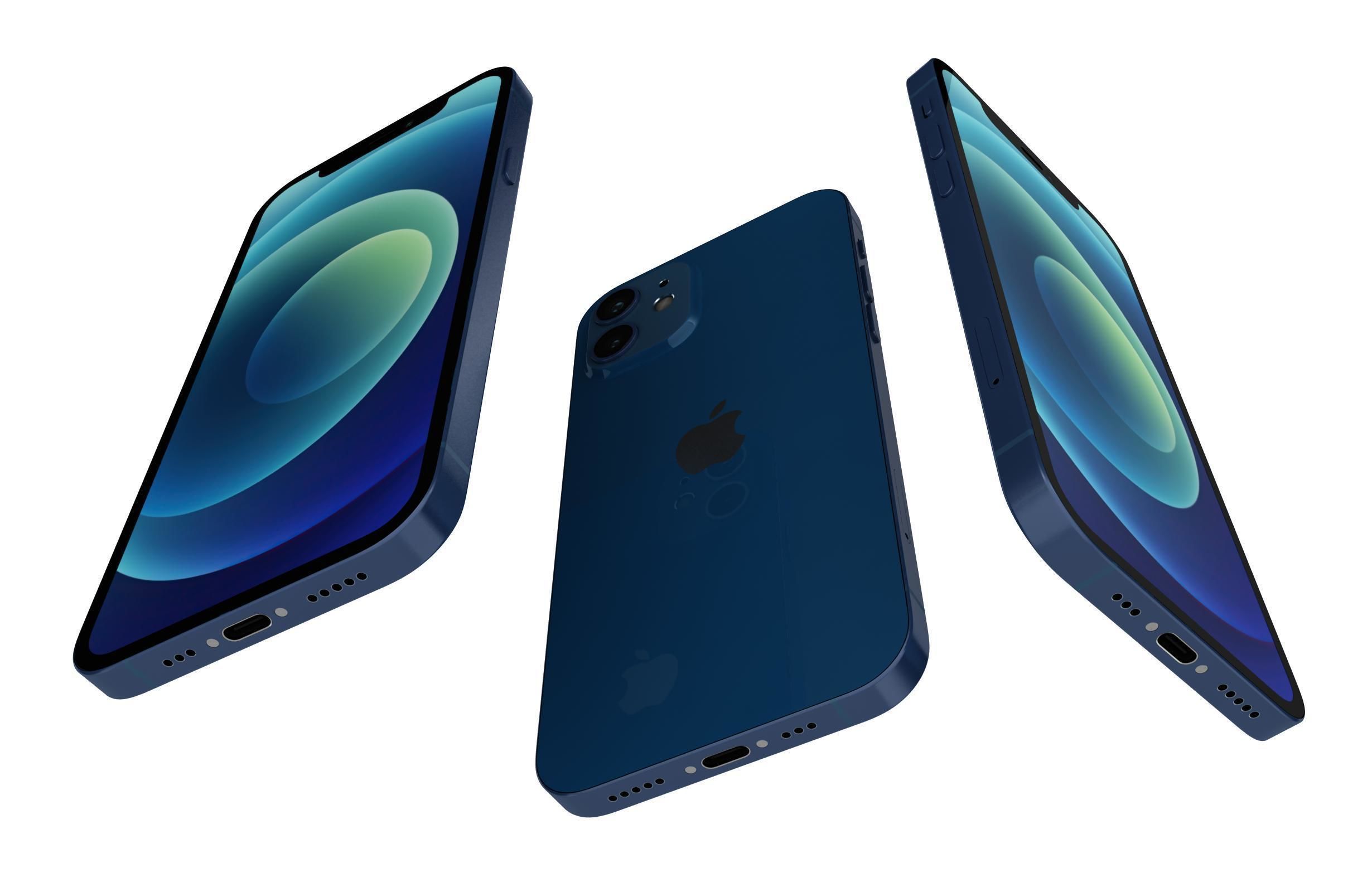 Apple iPhone 12 And Mini 3D model_29