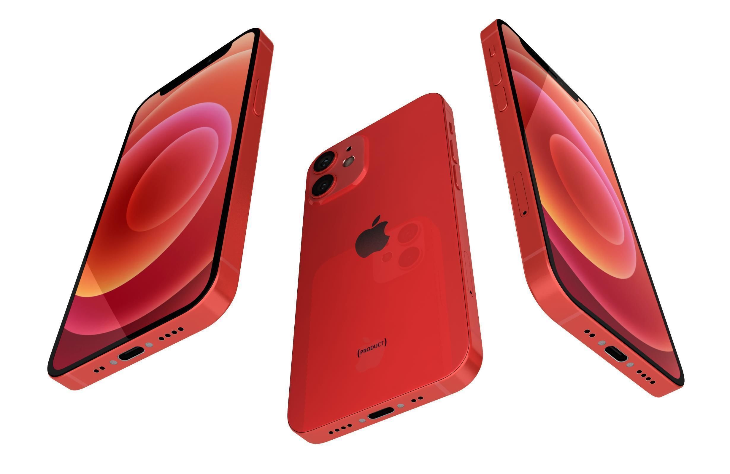 Apple iPhone 12 And Mini 3D model_34