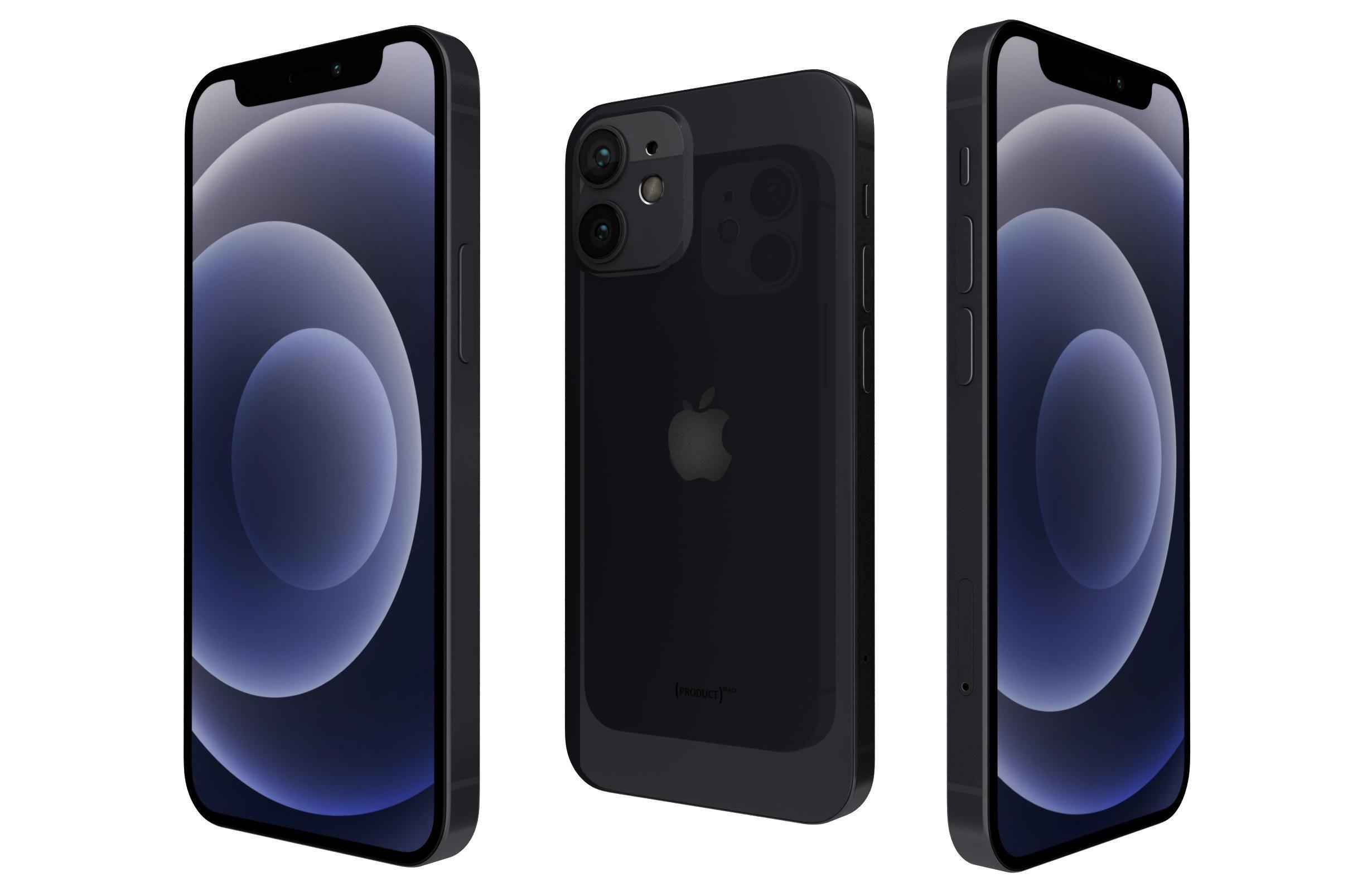 Apple iPhone 12 And Mini 3D model_10