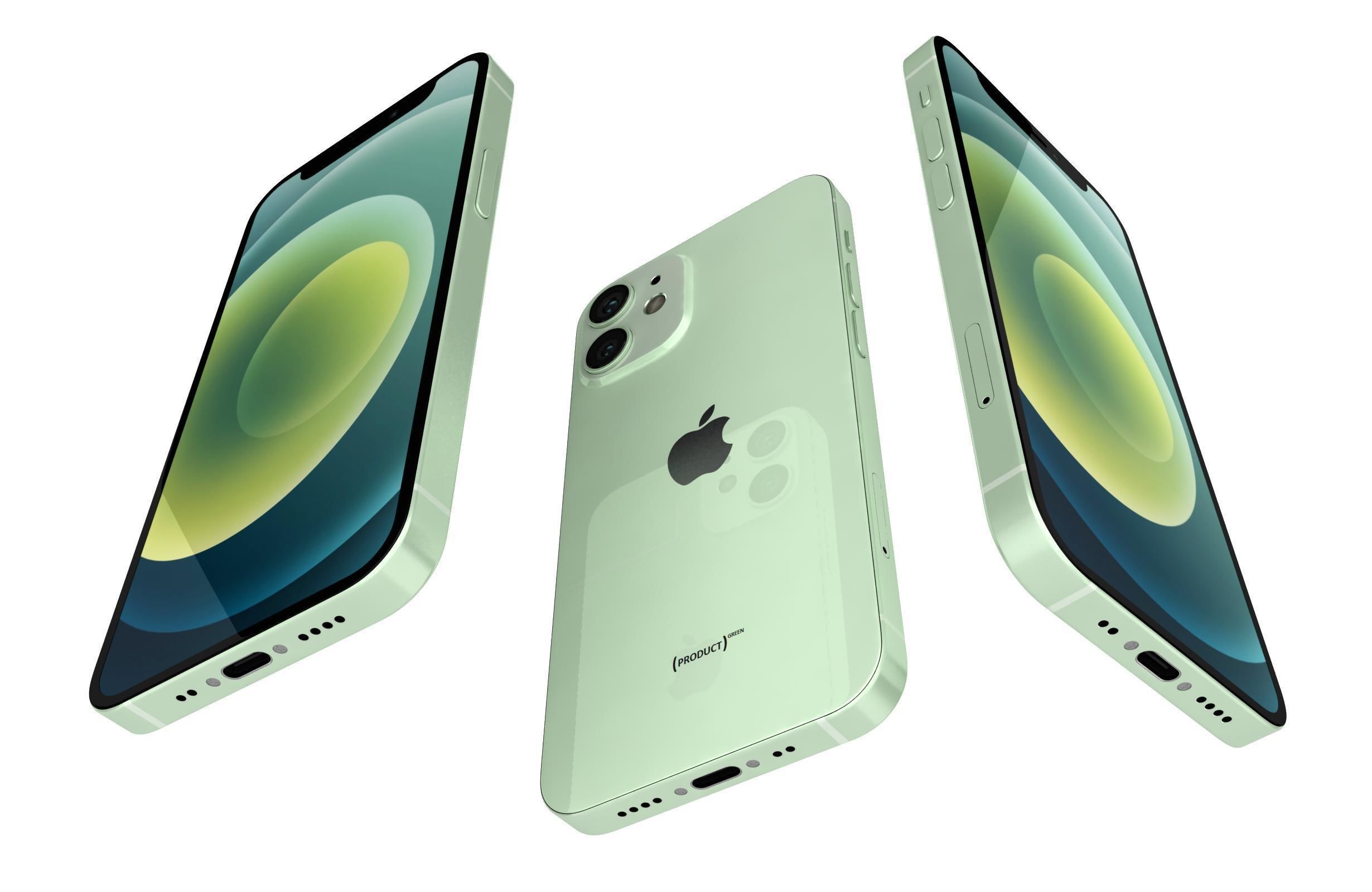 Apple iPhone 12 And Mini 3D model_33