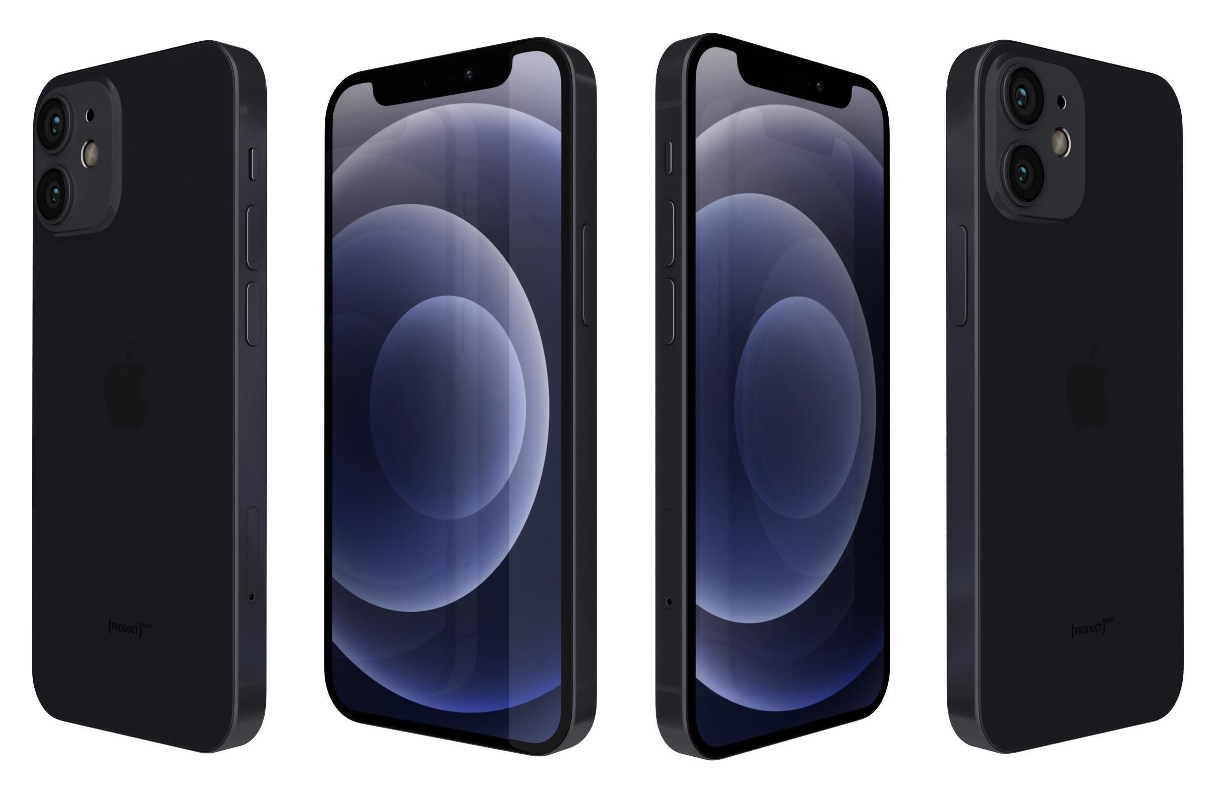 Apple iPhone 12 And Mini 3D model_46