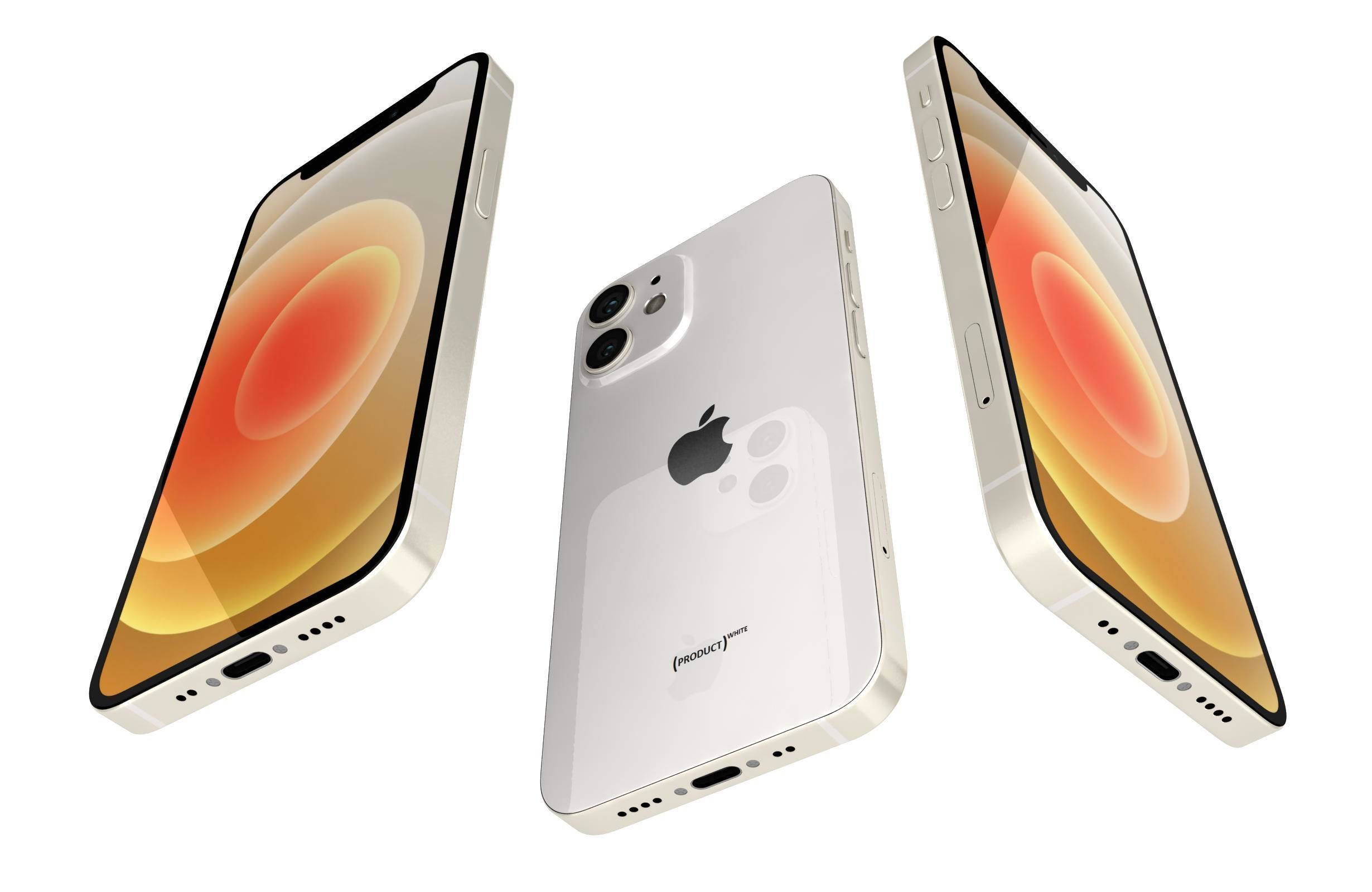 Apple iPhone 12 And Mini 3D model_35