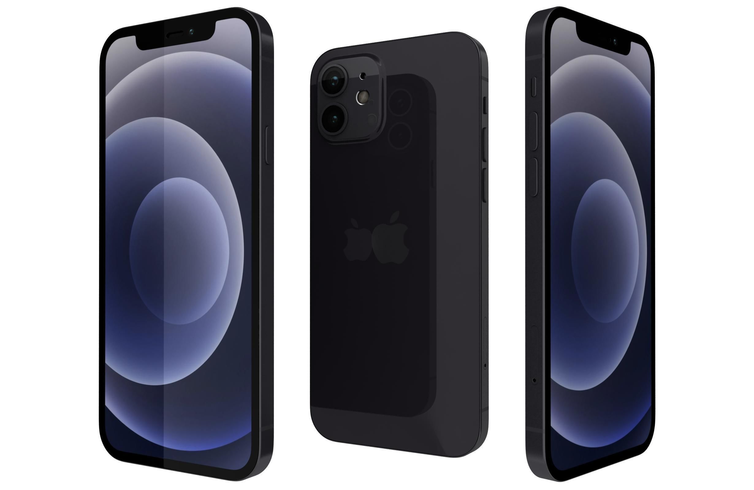 Apple iPhone 12 Collection 3D model_4