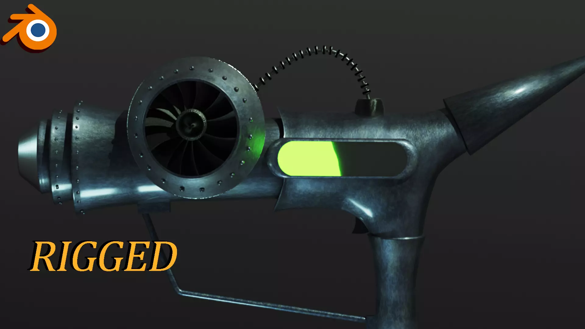 Despicable Me Gru Gun Free low-poly 3D model_0